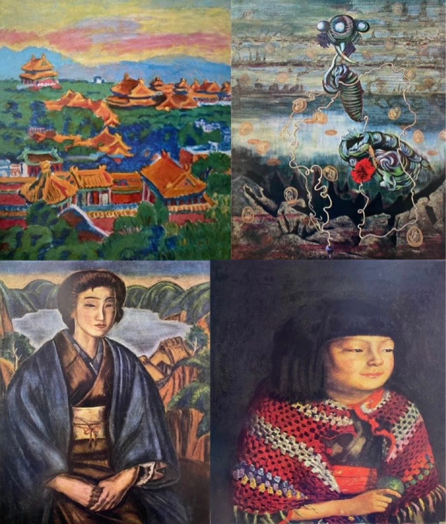 日本の名画1・2 洋画100選(レプリカ) 19作品