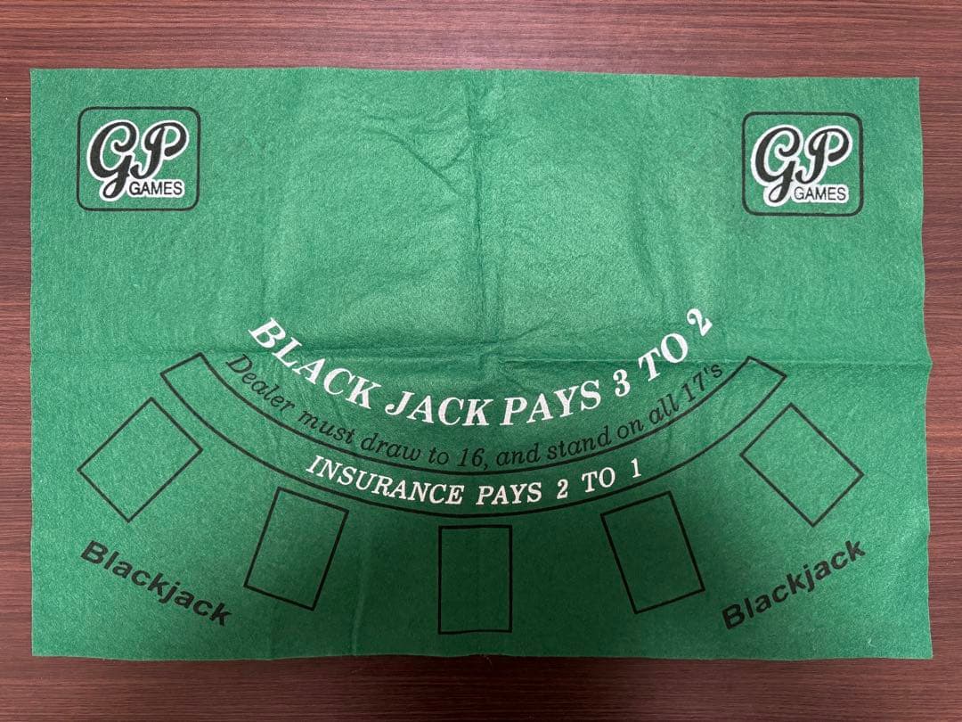 カジノポーカー バカラ ブラックジャック即遊べるフルセット｜シャッフラー・マット