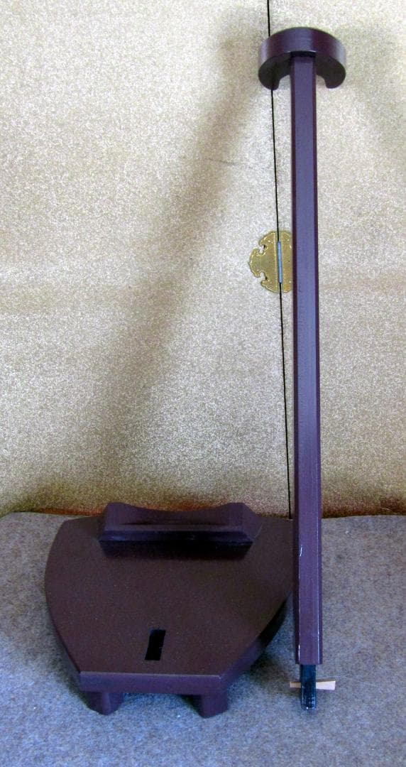 ◆ 木造薩摩琵琶設置用 琵琶架 邦楽器　弦楽器  鑑賞用　コミセン ◆