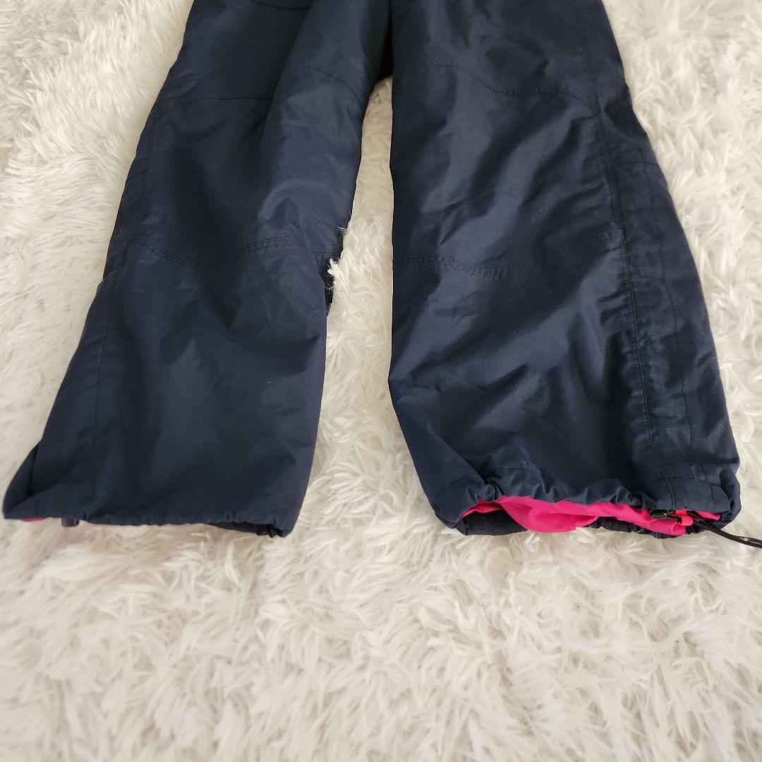 ザ ノースフェイス ジャンプスーツ スノーウエア ネイビー ピンク 130