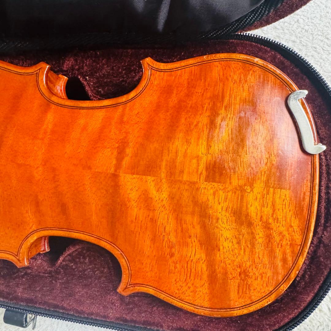 希少虎杢　高級バイオリン　カルロ・ジョルダーノ　1/10弦楽器　音楽