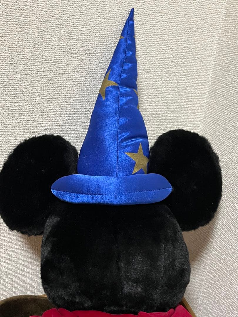 ミッキーマウス ぬいぐるみ 魔法使いの弟子　ファンタジア　大きめ　特大　タグ付き
