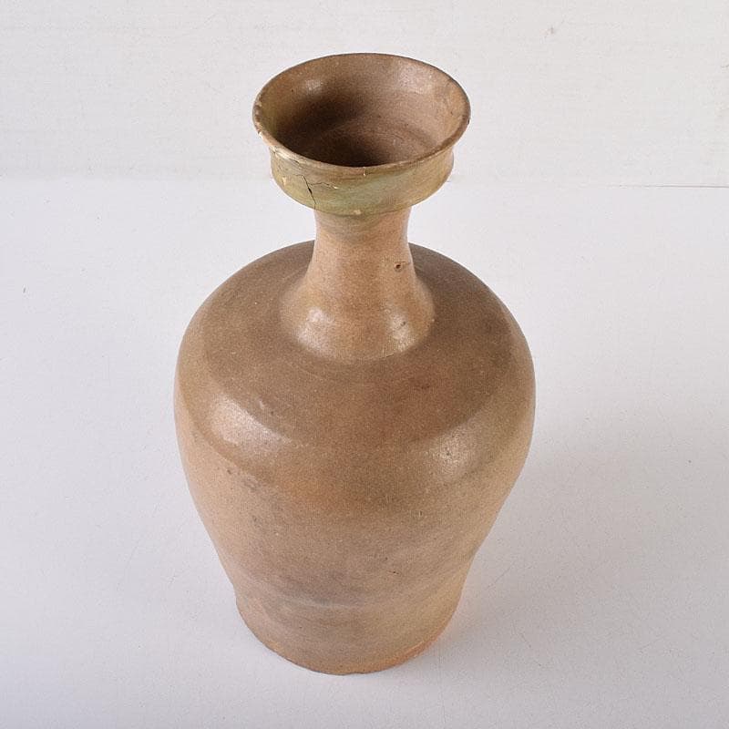 朝鮮美術　李朝　高麗青磁　碗口瓶　V　R8024C