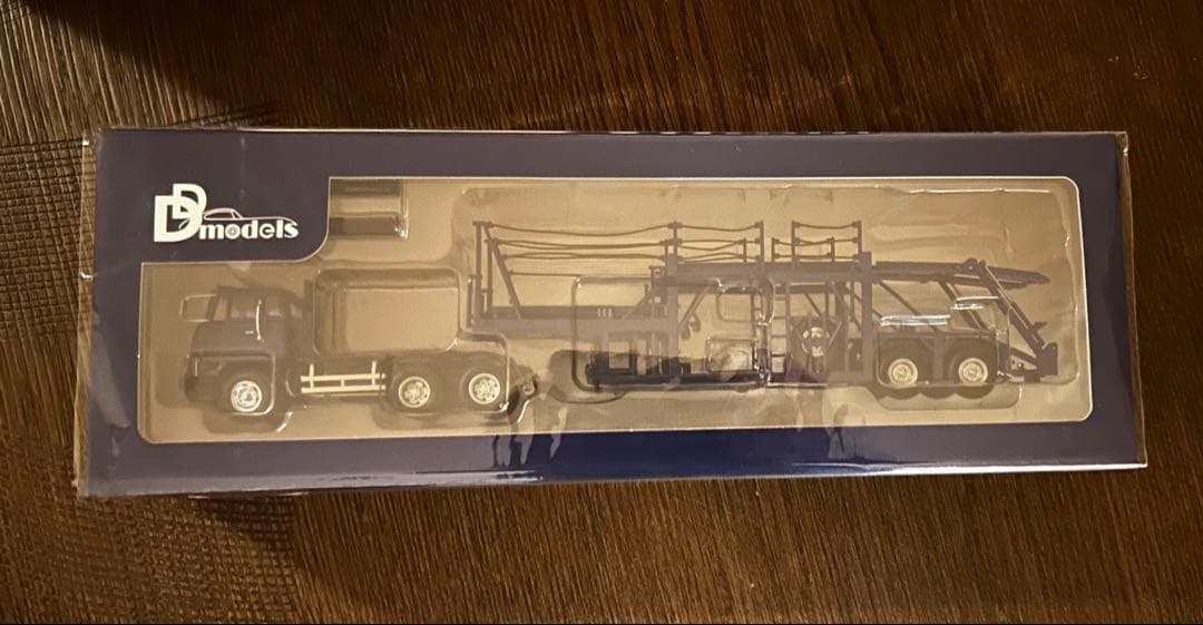 DD-MODELS 1/64 三菱ふそう 積載車トラック カーキャリア ブルー