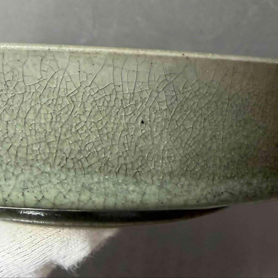 中国 高台付盥形盤(洗筆)　f2260125