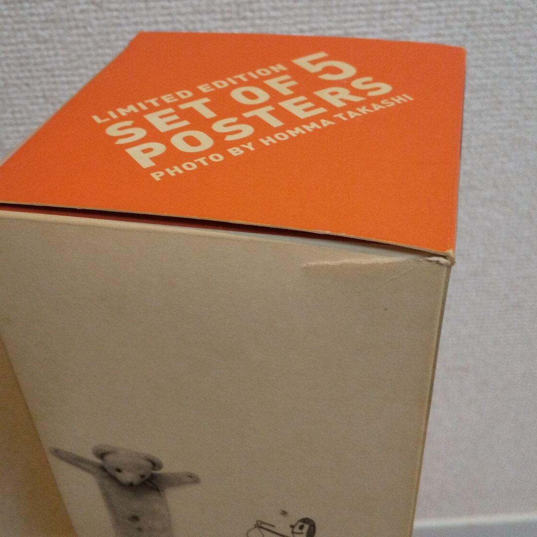 奈良美智さん 5枚セットのポスター(外箱付き)