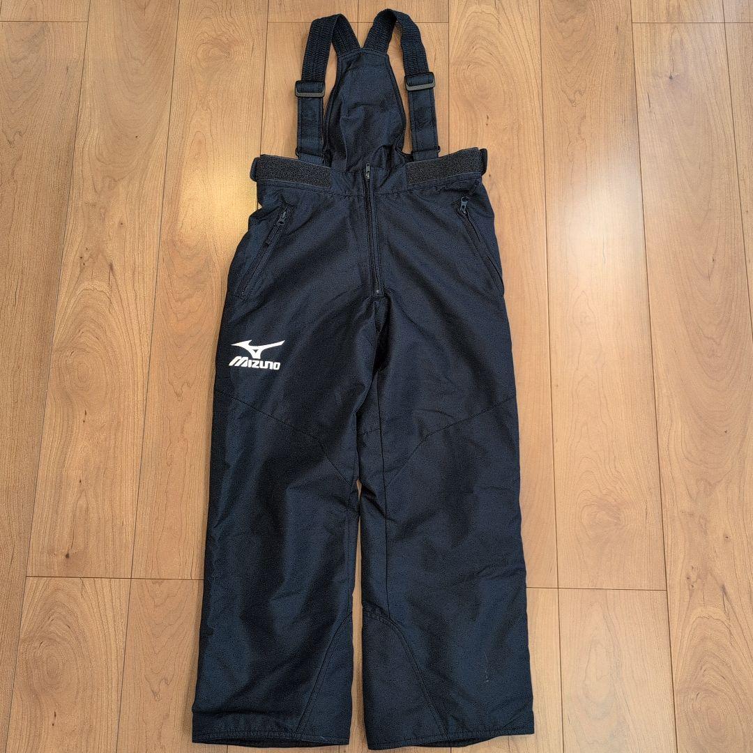 スキーウエア 140cm ミズノ ゴーグル 極暖上下2セット 帽子付き