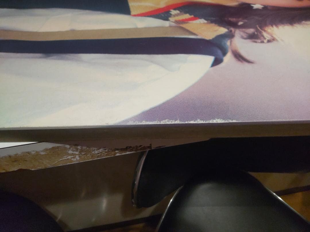 廃番★非売品★70年代★貴重 川島なお美 特大 木製 額縁 プロマイド ポスター