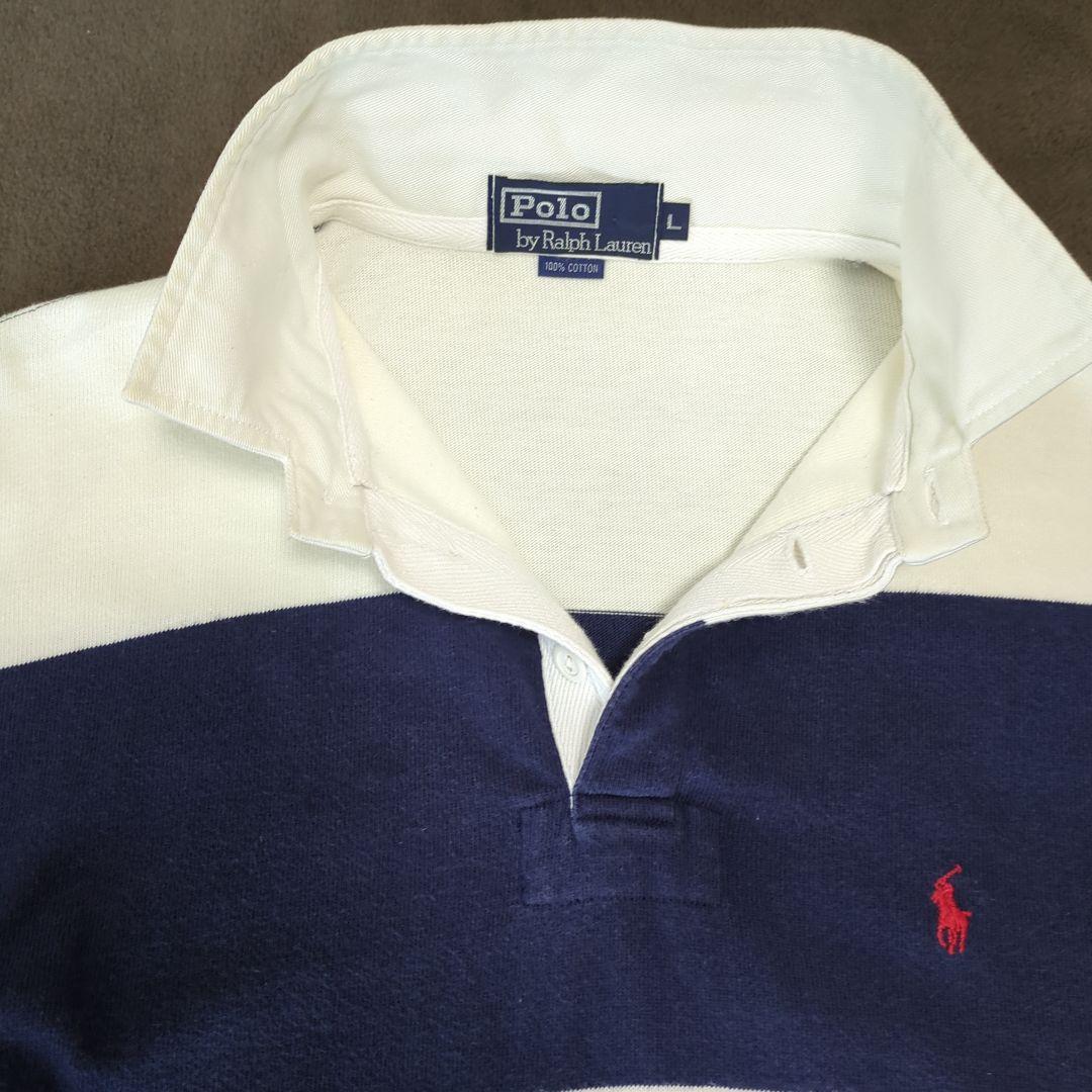 【人気色】90s Polo by Ralph Lauren ラガーシャツ