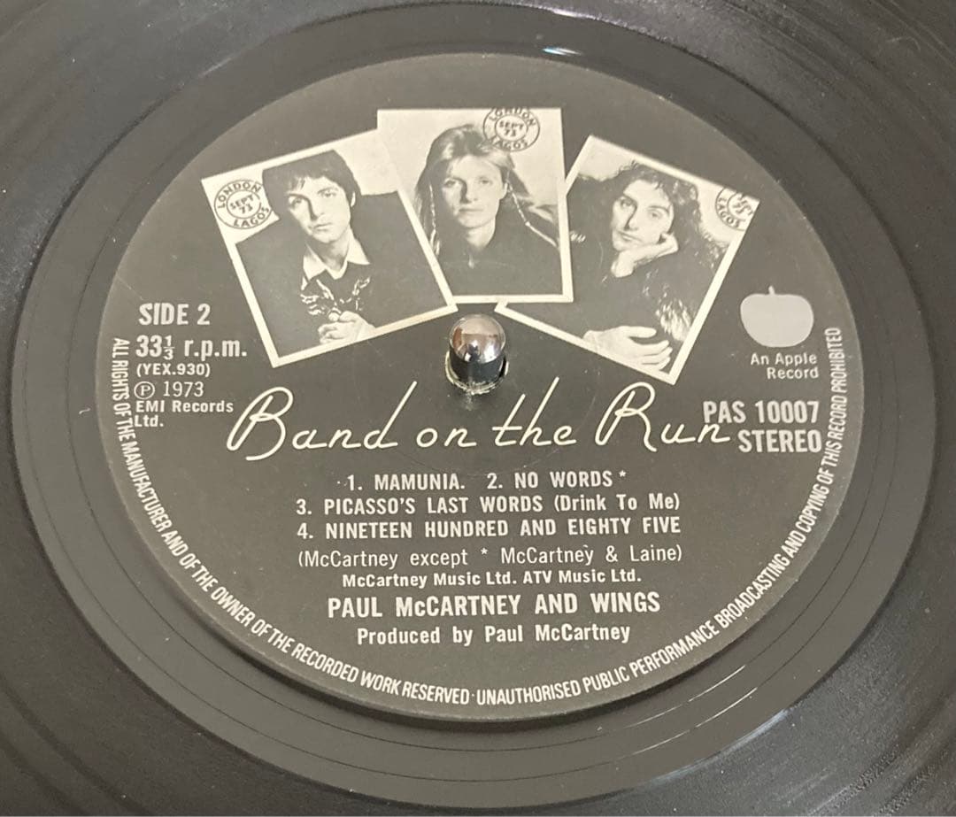 ラウドカット盤/バンド・オン・ザ・ラン/ポール・マッカートニー&ウイングスLP