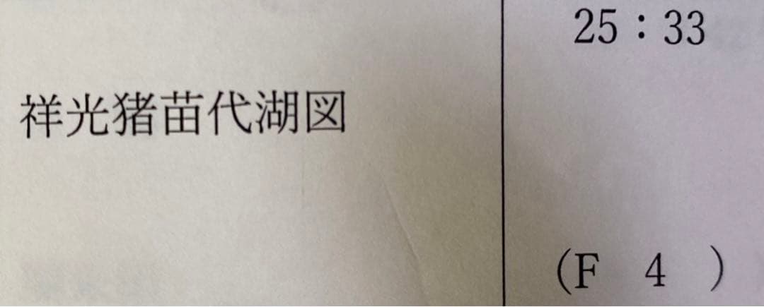 絵画　F4サイズ　鎮西　直秀