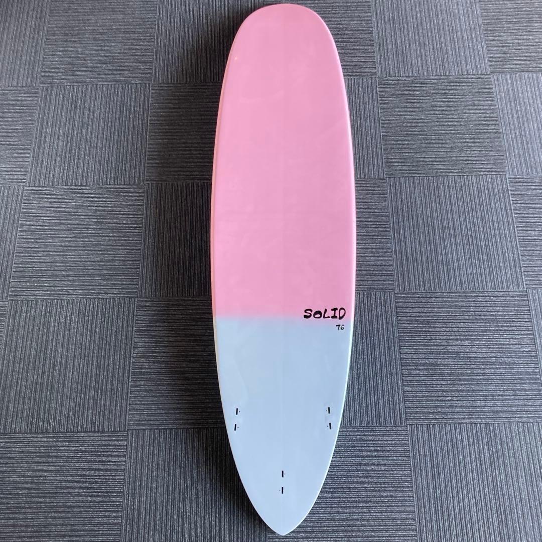 【送料込み、ビギナー向けファンボード】SOLID ミッドレングス 7'6\"