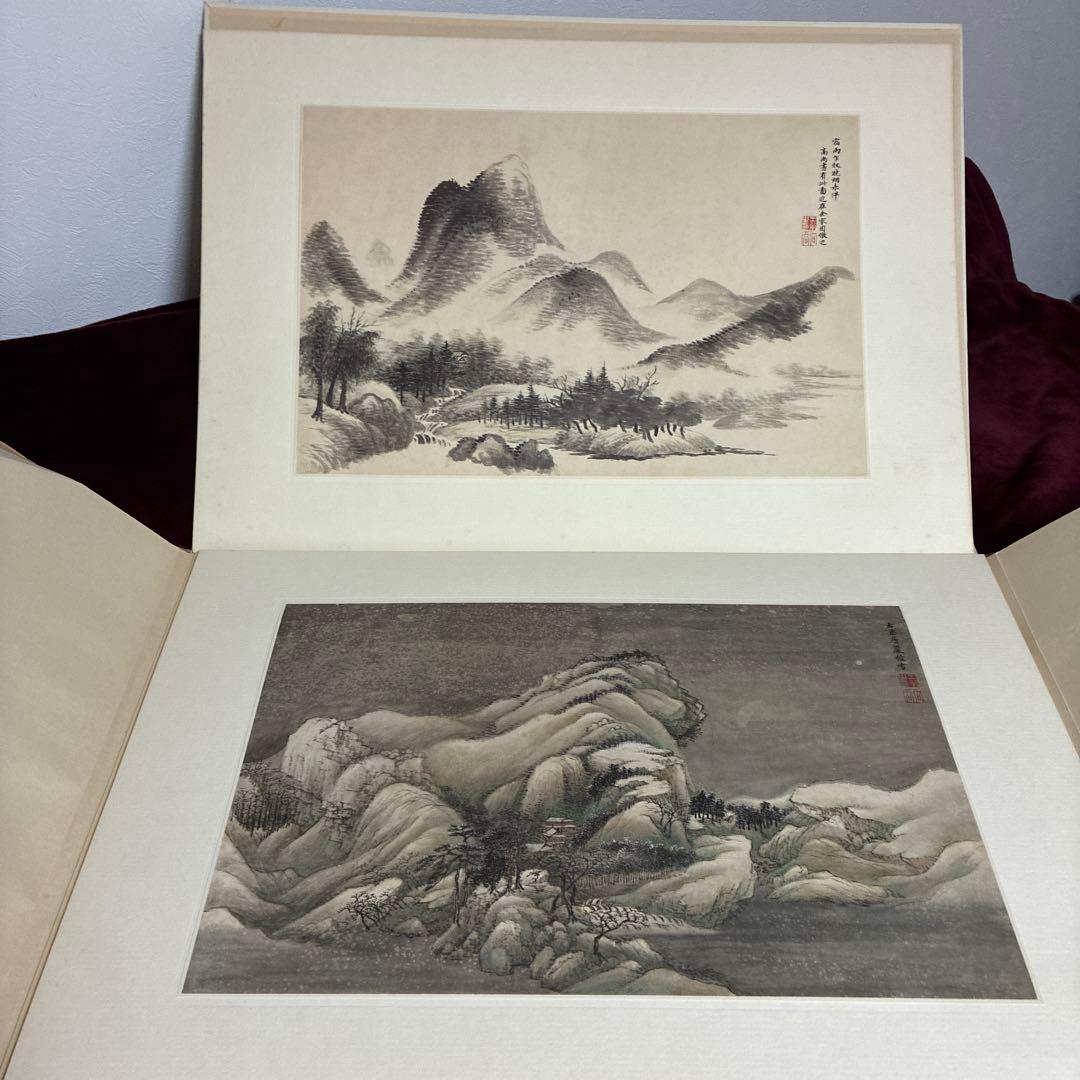 故宮博物院の名蹟 清うん壽平王き花卉山水合冊 二玄社　定価19000円