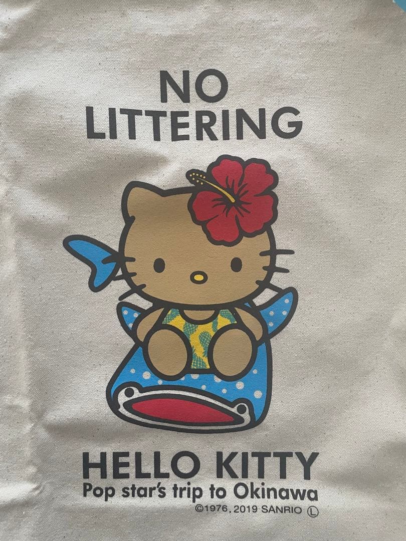 ご当地キティ 沖縄 ジンベイザメ キャンバストートバッグ 新品