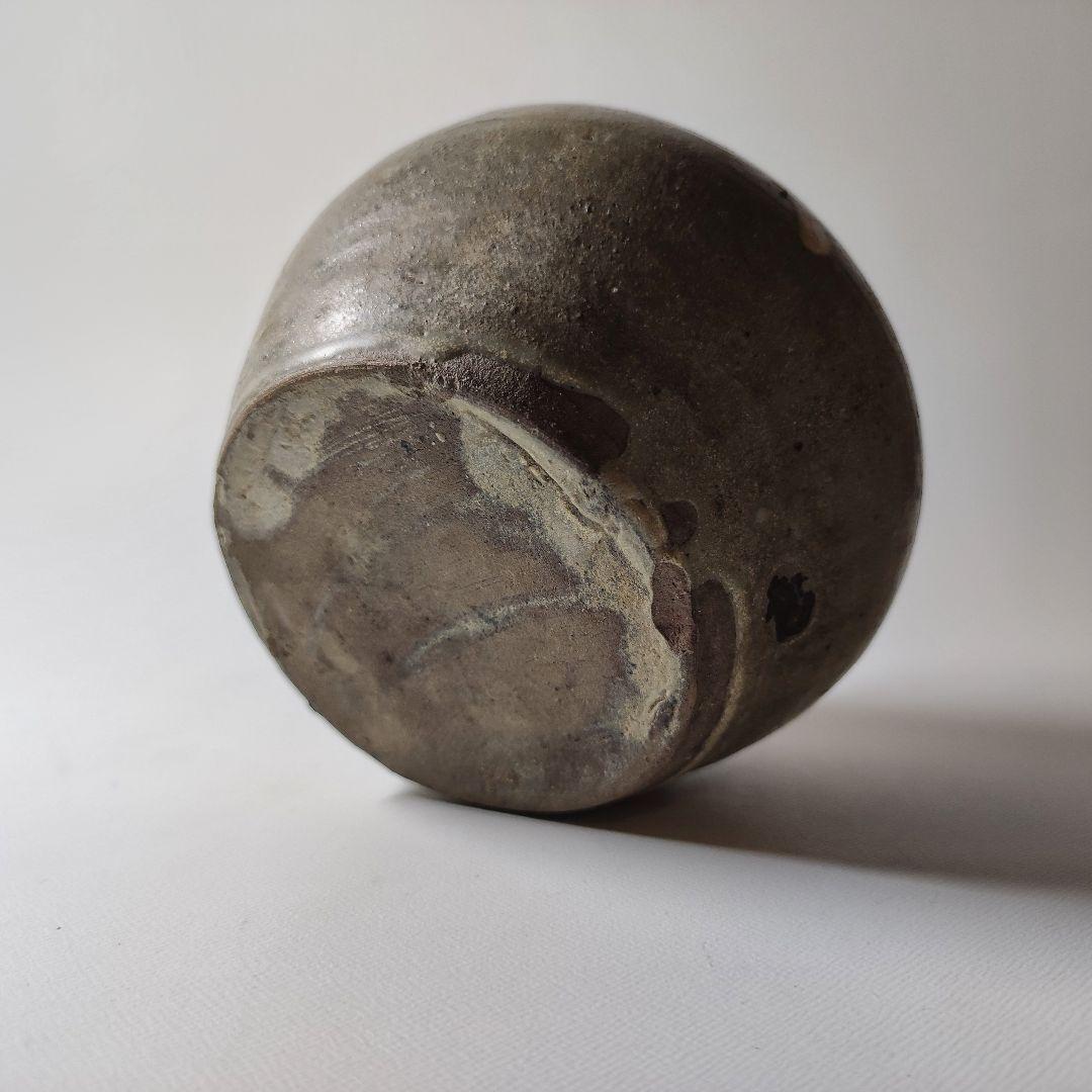 古丹波　白釉流しうるか壺