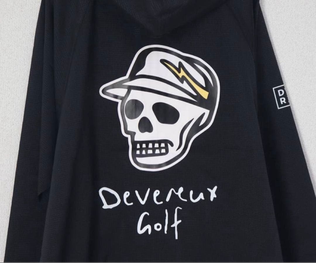 新品未使用【デヴァロー ゴルフ】 メンズ ドットエアーWRブルゾン ブラック Ｍ