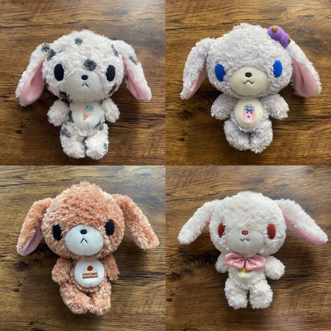 シュガーバニーズ　ぶちうさ　ブルーベリーうさ　しろうさ　くろうさ　サンリオ
