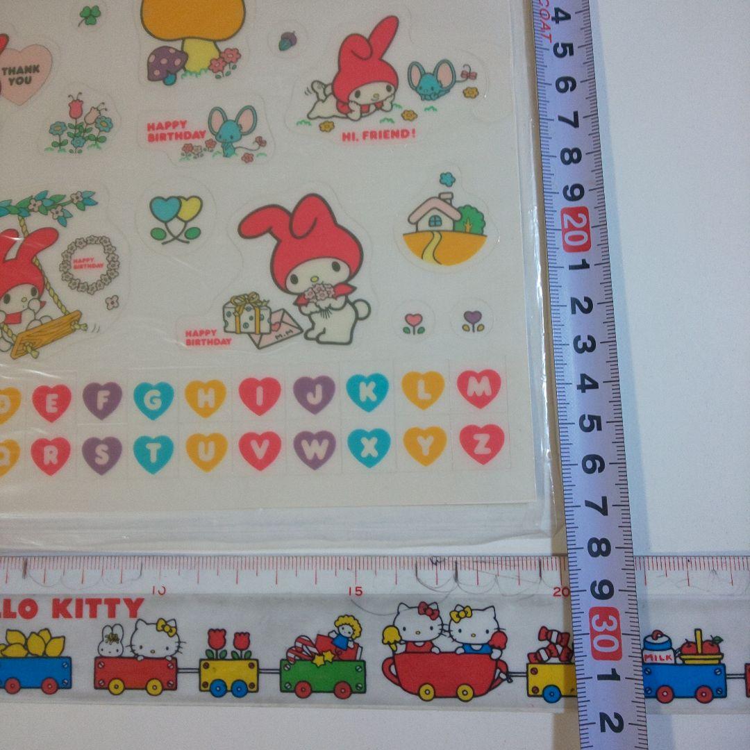 昭和レトロ 1976年 サンリオ マイメロディ シール 未開封