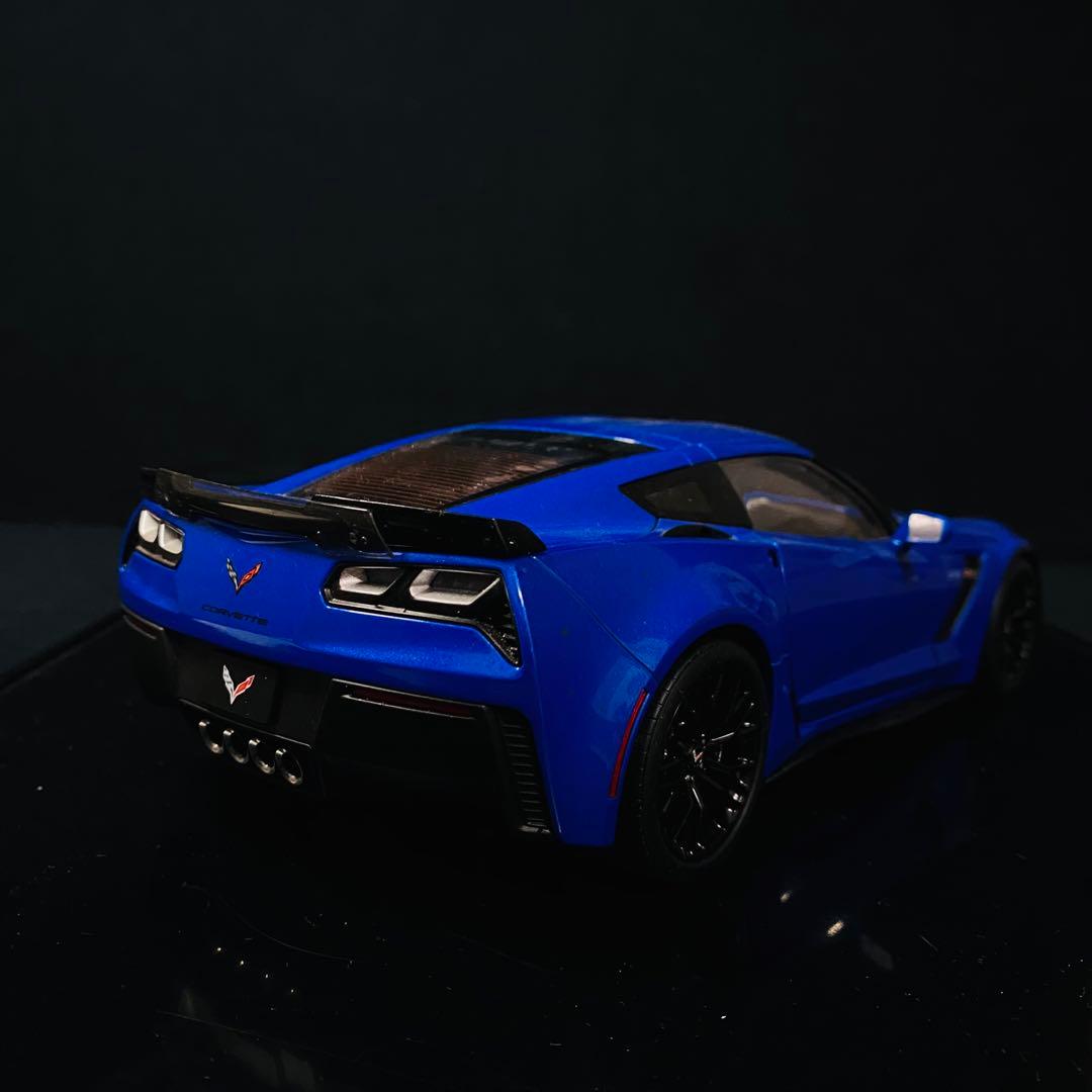 AUTOart 1/18 シボレー コルベット (C7) Z06 (ブルー)