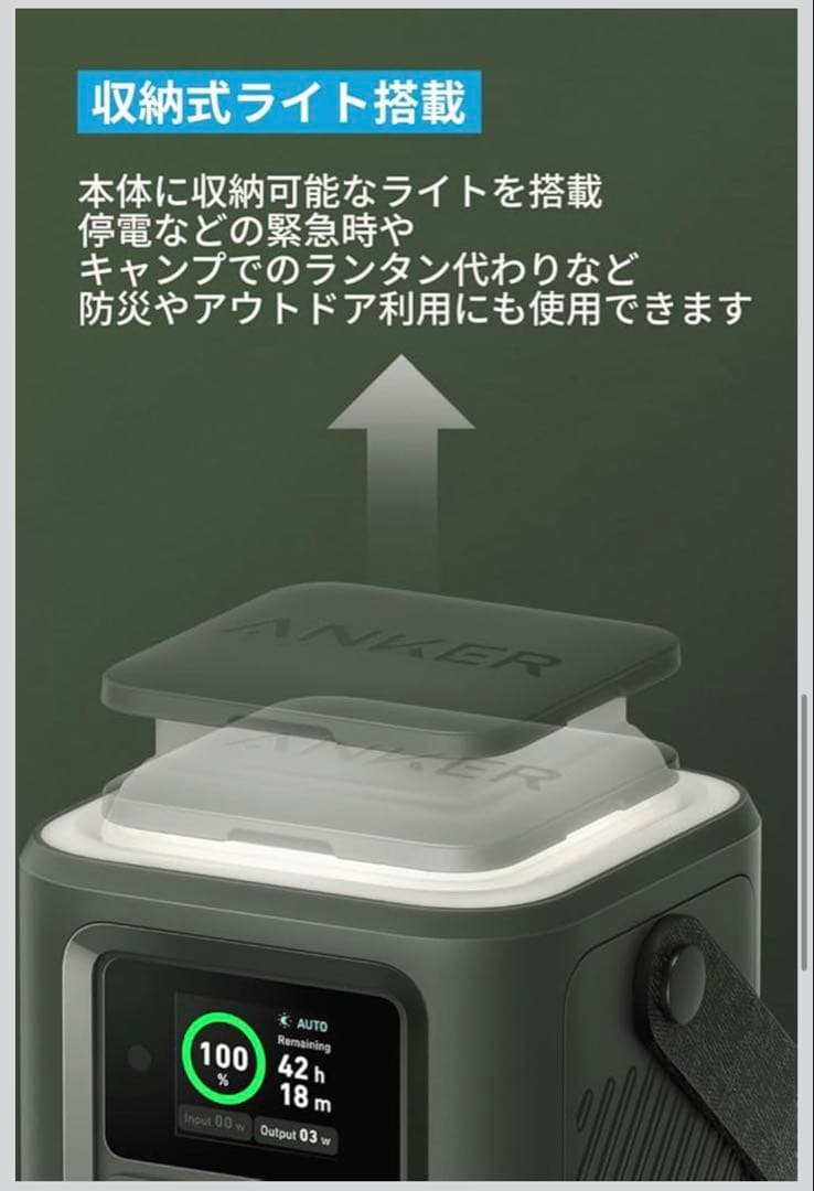 Anker 548 192Wh モバイルバッテリー・新品・未開封
