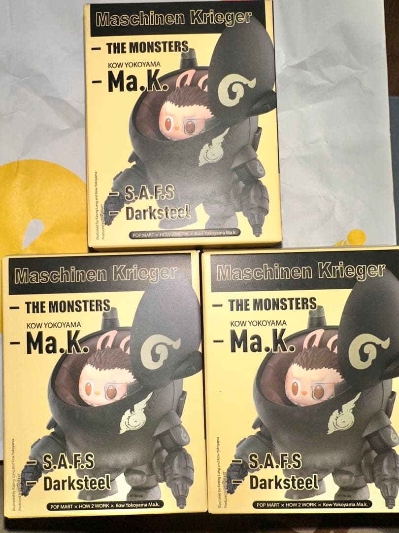 三点セット新品未開封ma.k.The monsters kow Yokoyama