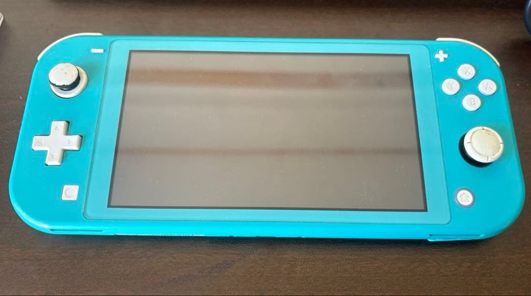 Switch light ブルー　マインクラフト　ソフト付き