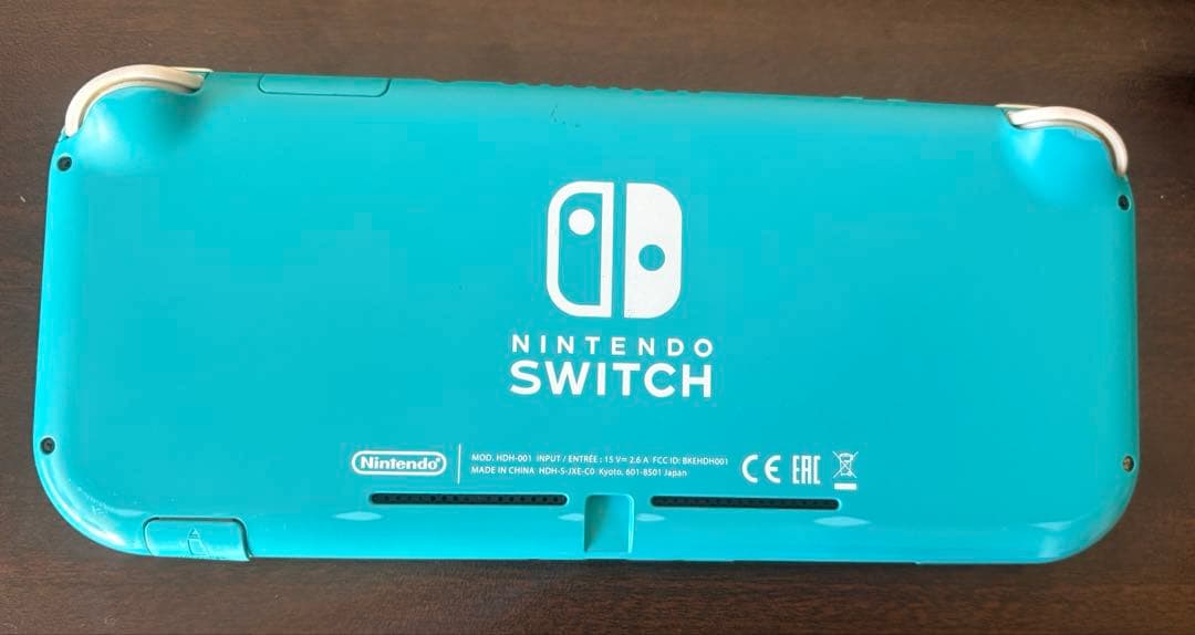 Switch light ブルー　マインクラフト　ソフト付き
