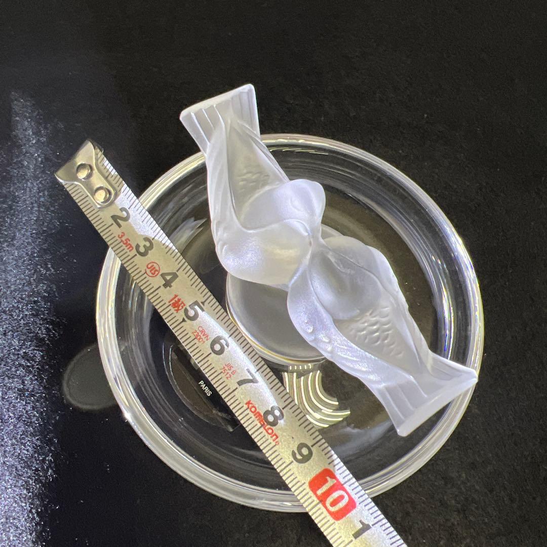 ラリック　リングトレー　横幅約9.5㎝　東Y7-1128☆1F