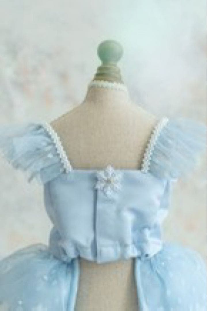 【 Pet a Portre (ペット ア ポルテ) 】水色ドレス リボン付き