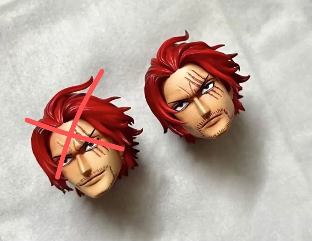 ワンピース 赤髪 シャンクス ガレージキット ガレキ スタチュー③②