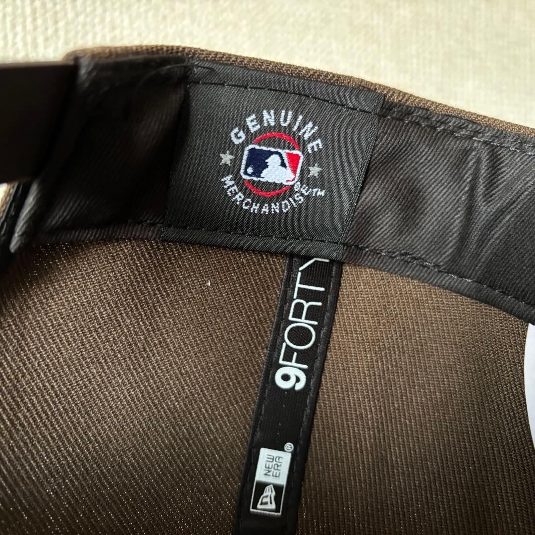 【海外限定】ニューエラ ロサンゼルスドジャース 9FORTY Aフレーム 茶色