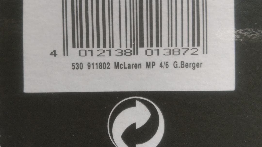 ミニチャンプス 1/18 マクラーレン mp4　Marlboro