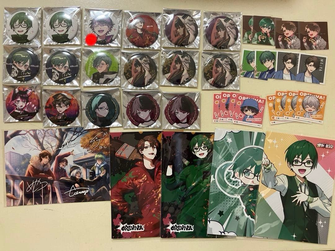 オレビバ　缶バッジ　ブロマイド