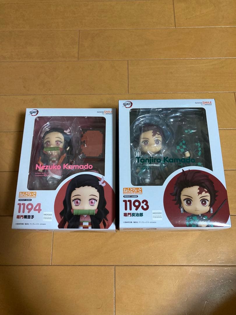 と*ろ様 【全初版】鬼滅の刃 ねんどろいど 柱7体セット未使用未開封におまけ4体