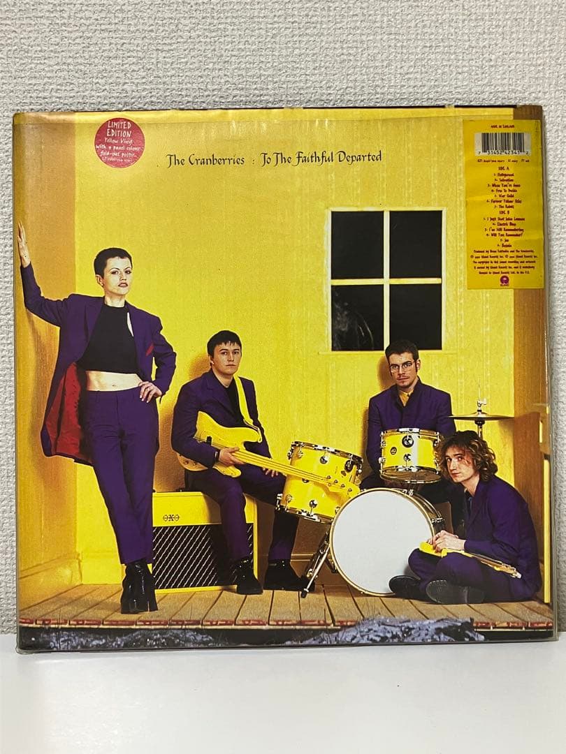 クランベリーズ 限定版 トゥ・ザ・フェイスフル・デパーテッド カラーレコード