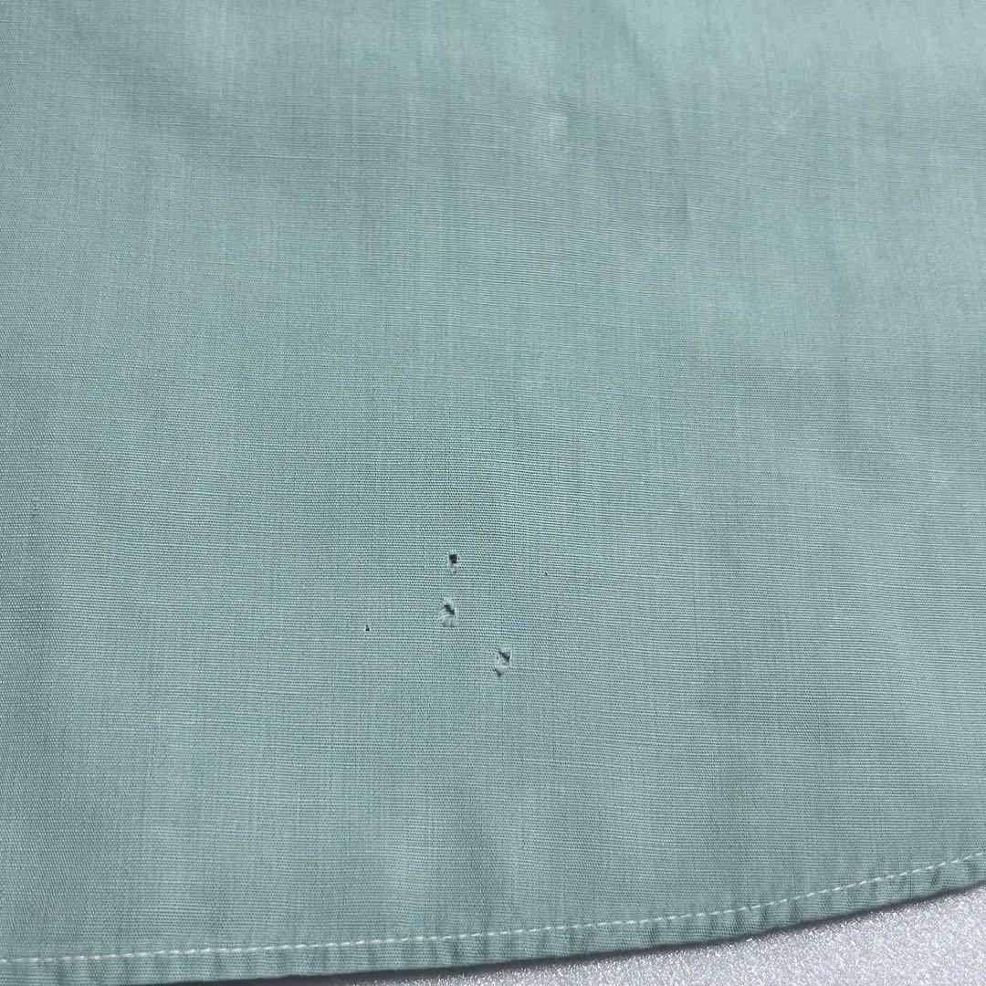 60s ボーリングシャツ　長袖　Elbeco L アイスブルー⑤