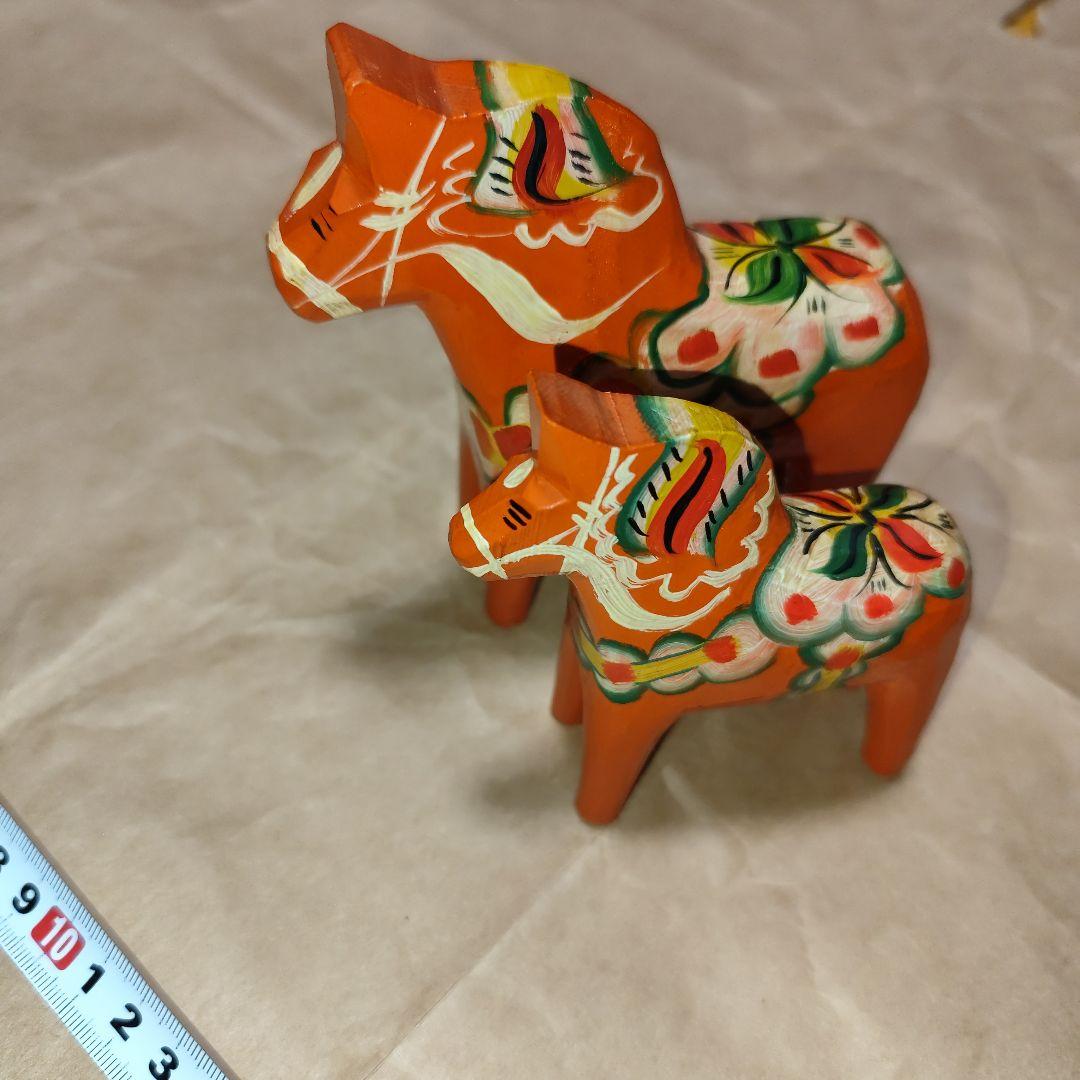 ダーラナホース　2体セット　北欧　スゥエーデン