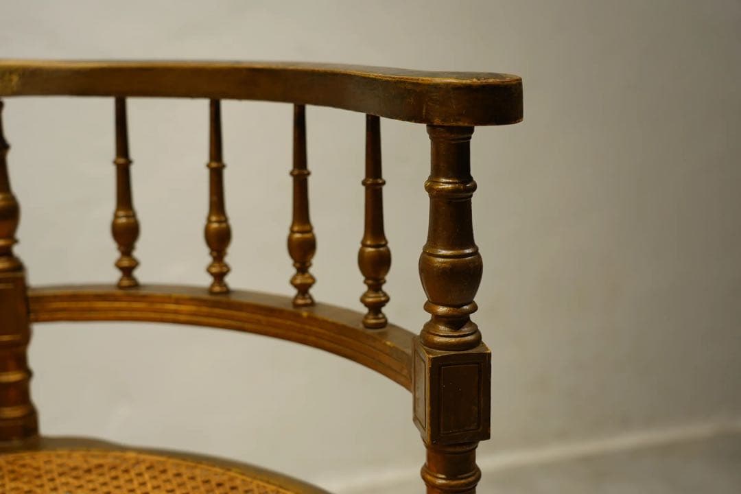 コーナーチェア　アンリ2世様式　金箔　ゴールド　金彩　フランス　アンティーク