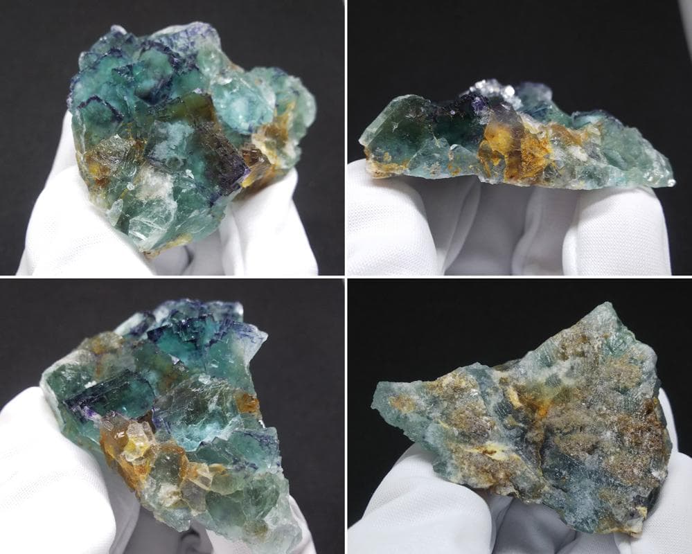 375 フローライト エロンゴ産 ブルーグリーン パープル 蛍石