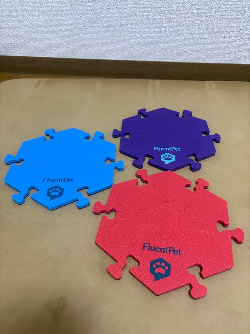 【タイムセール】FluentPet 六角形マットおもちゃ セット