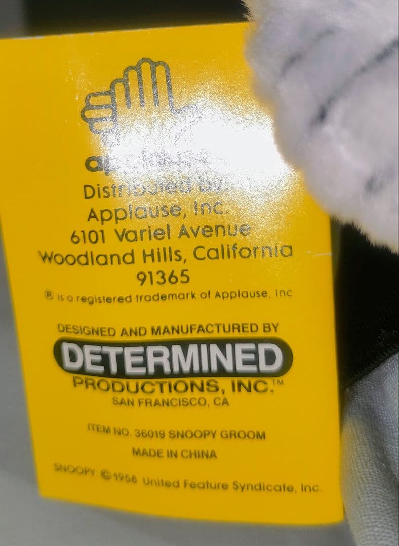 ビンテージ 80年代 スヌーピー&ベル ウエディングドール タグ付き新品同様レア