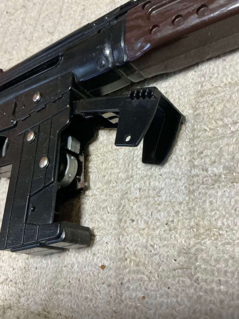 マツシロトーイ／プラスチック製ライフル銃。【弾はありません　昭和レトロ】。