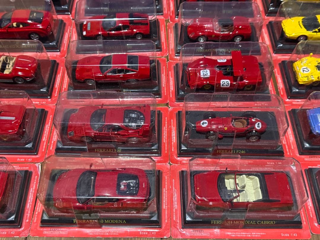 FERRARIミニカーコレクション 55台