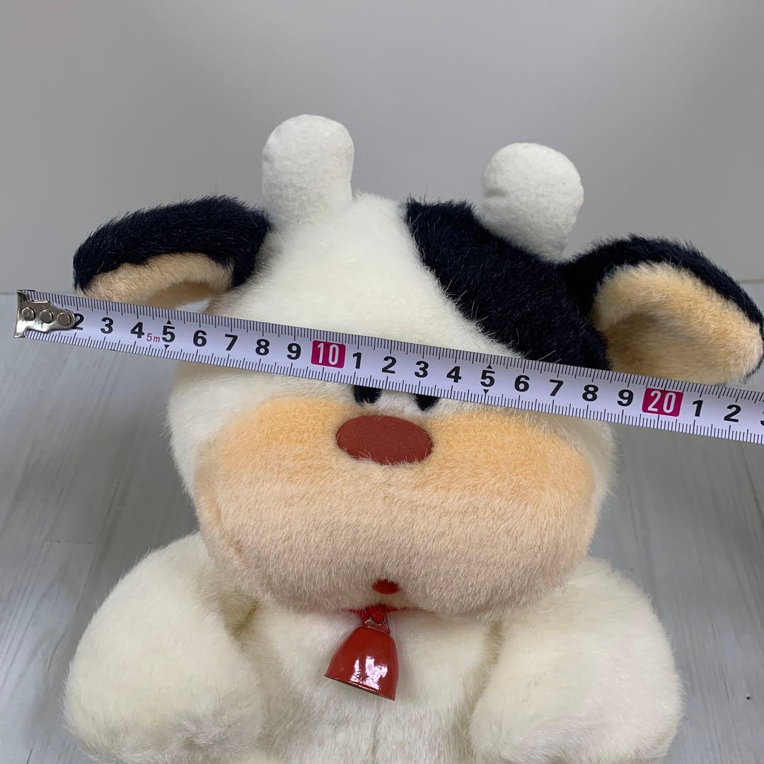 超美品　鳴く！　昭和レトロ　オオイケ　モーモー　北海道　ぬいぐるみ　牛　うし