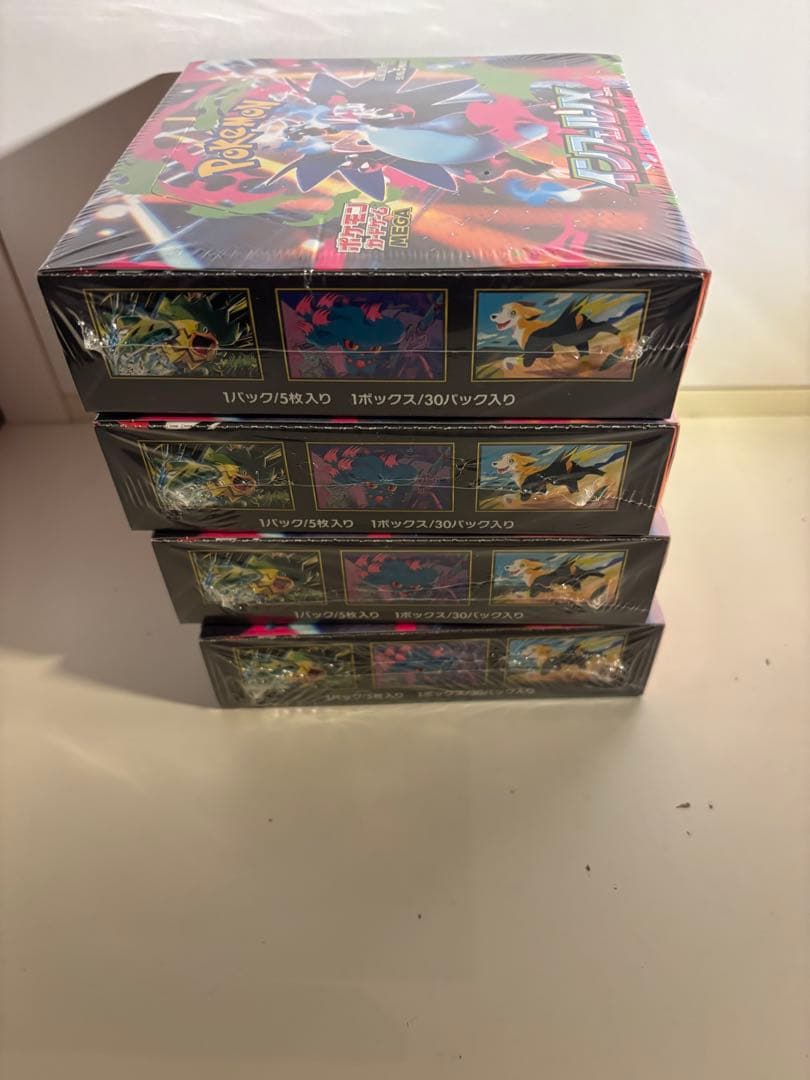 シュリンク付きBOXポケモンカード インフェルノX 4個セット