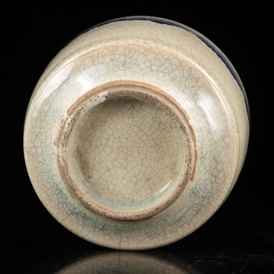 Y2389-4 茶道具 御深井茶碗 時代物 合わせ箱付き　お