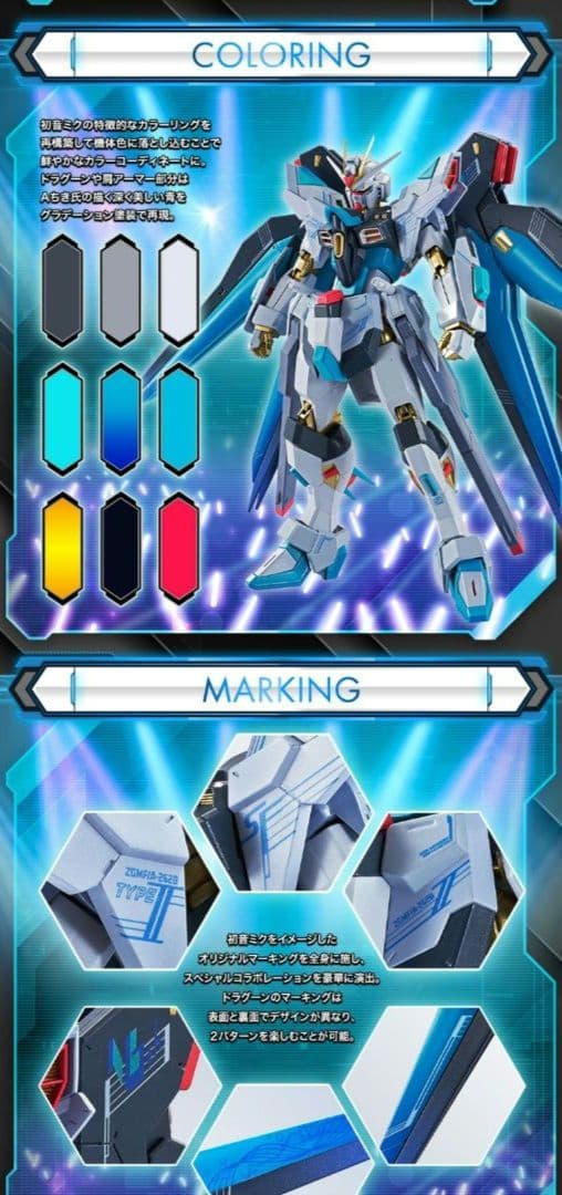 ＜SIDE MS＞ ストライクフリーダムガンダム弐式 ［初音ミク Ver.］