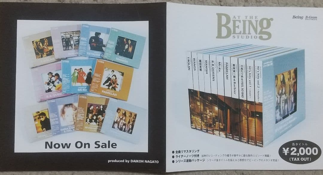 at the BEING studioシリーズ 特典ライナーノーツ【全16作品】