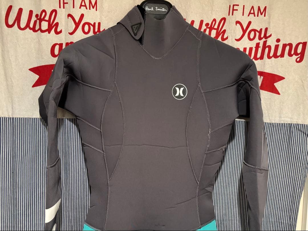 【美品ウェットスーツ】　フルスーツ　HURLEY(ハーレー)　Lサイズ