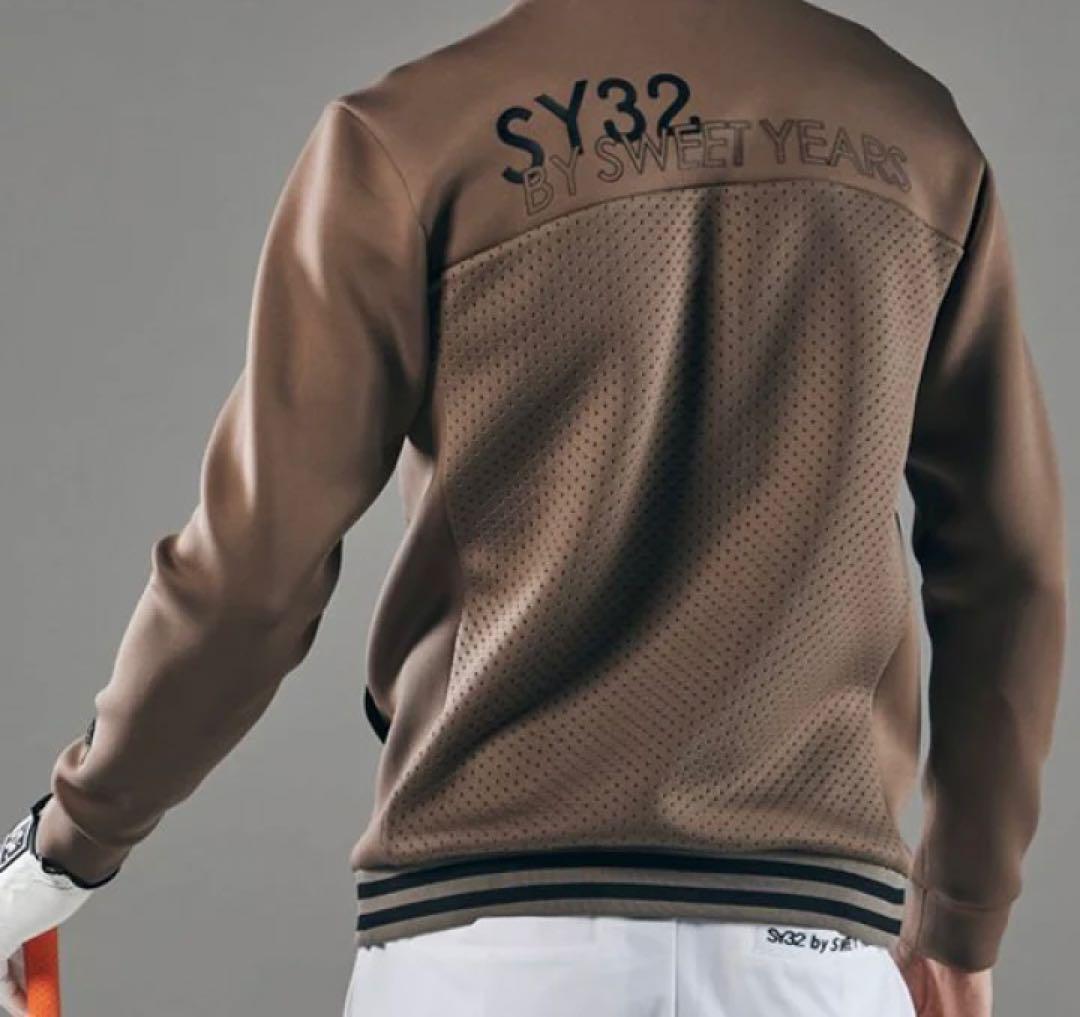 【SY32／ゴルフ】パンチング クルーネック スウェット ウェア (XL)